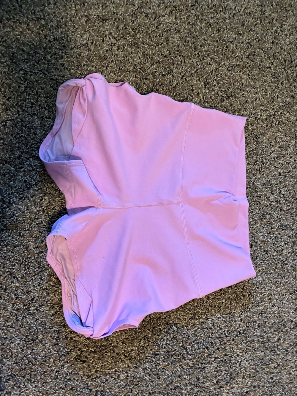 Fabletics Light Pink High-Rise Bike Shorts